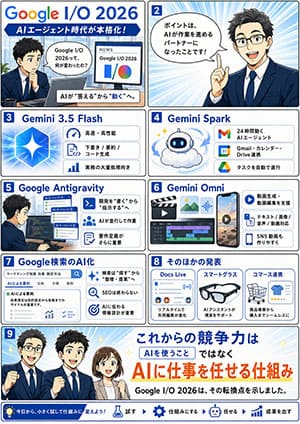 Google I/O 2026が示した、AIエージェント時代の本格到来